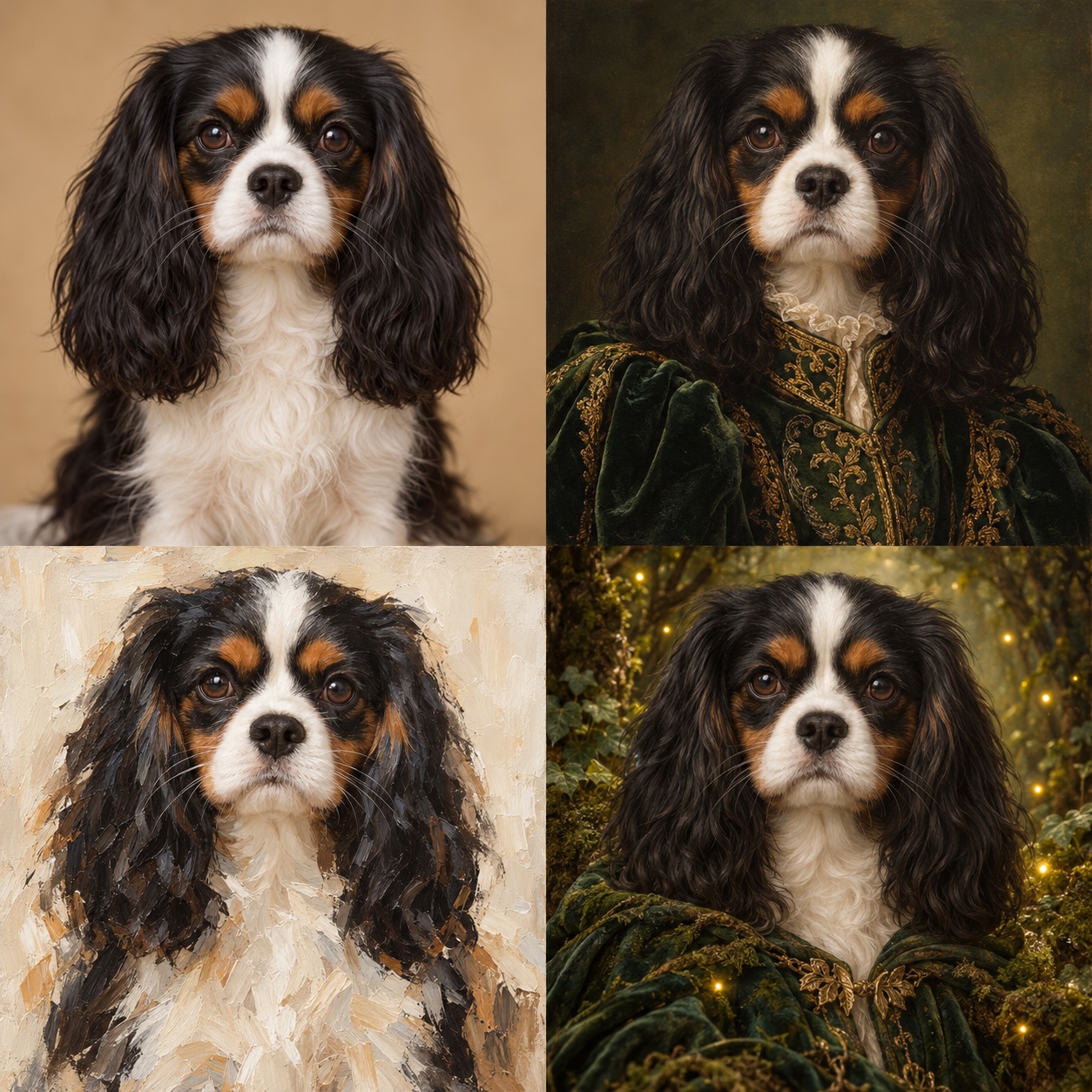 Renaissance-inspired portrait concept